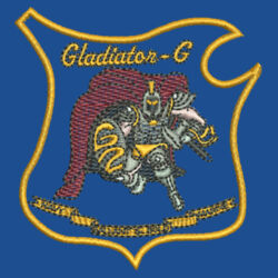 Gladiator Vintage Logo Dri Mesh Polo Design